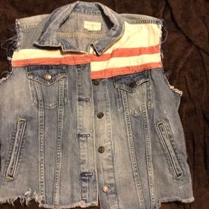Raulph Lauren USA denim vest NWOT